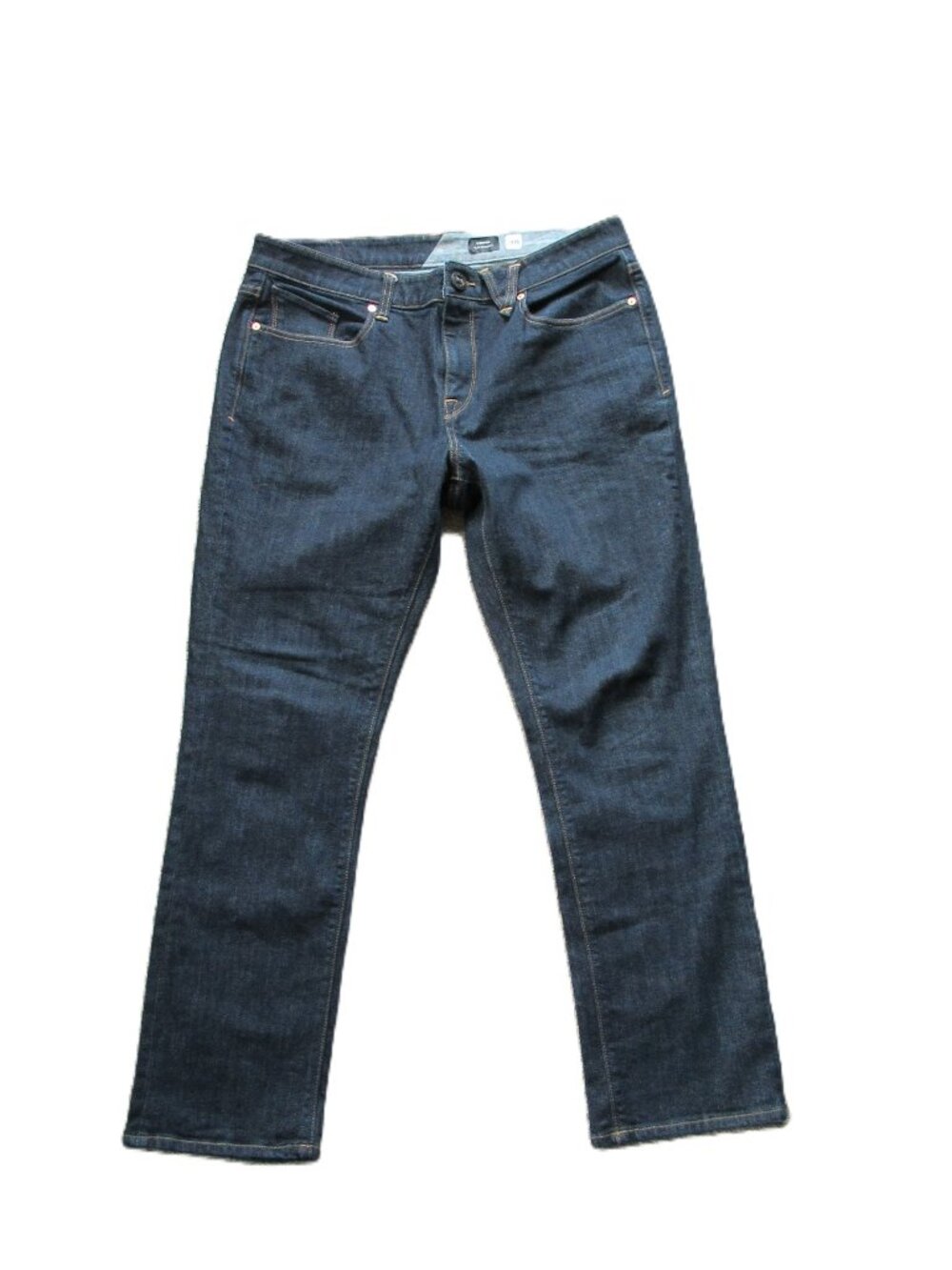 Volcom Vorta Slim Straight Jeans Dark Wash Men’s 36x30 Stretch Denim